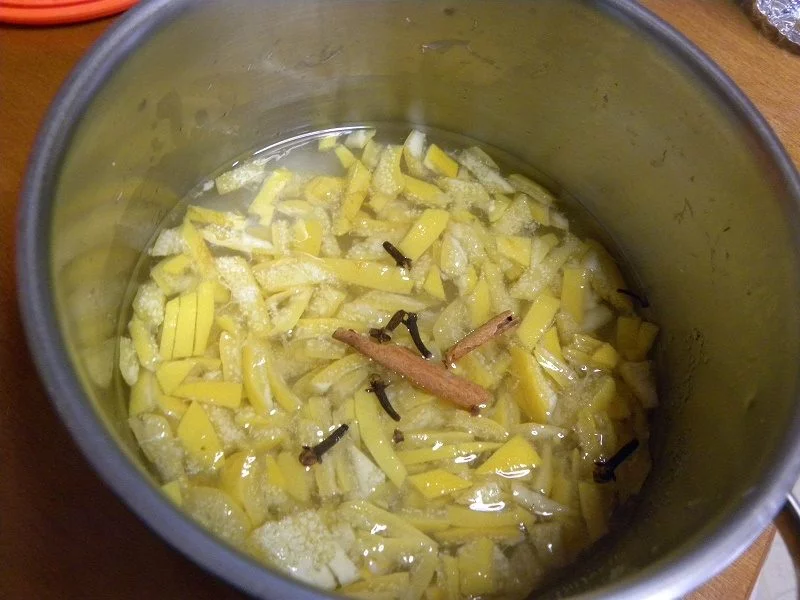 cooking lemon peels