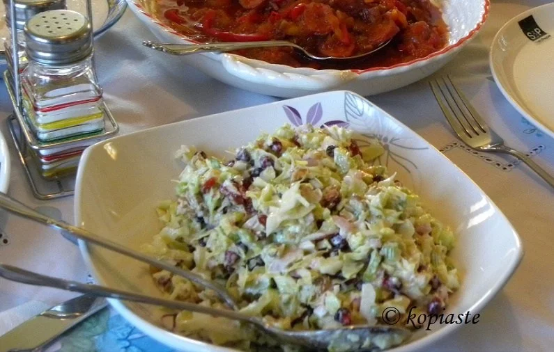 Lahanosalata Cabbage Salad image