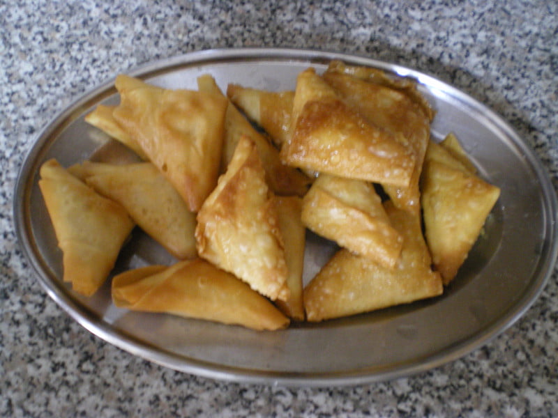 Spanakopitakia with horiatiko phyllo image