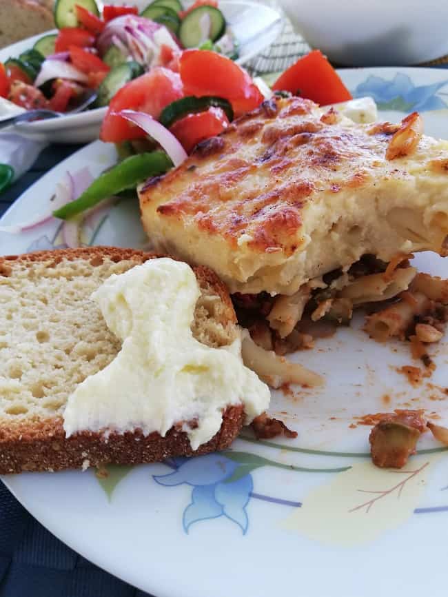 Tyrokafteri with pastitsio image