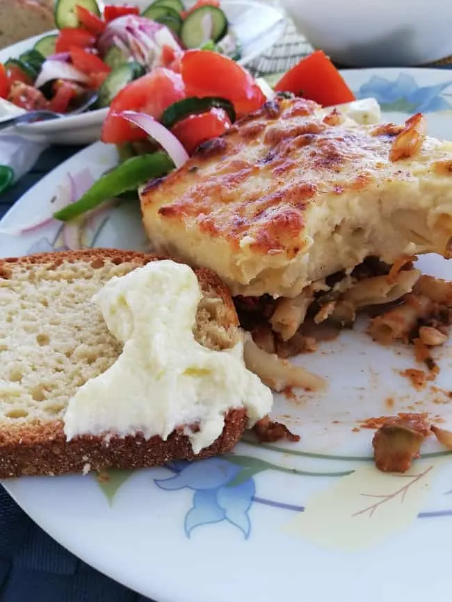 Tyrokafteri with pastitsio image