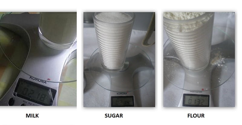 collage measurements with a glass image