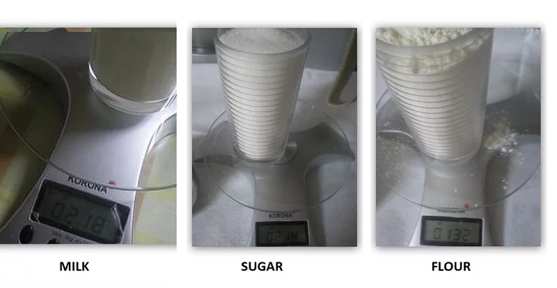 collage measurements with a glass image