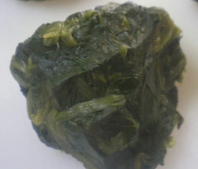 wilted spinach image
