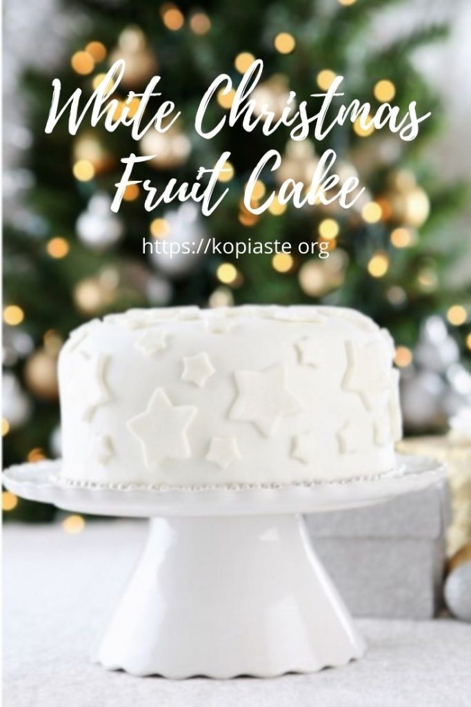 Collage White Christmas Cake image
