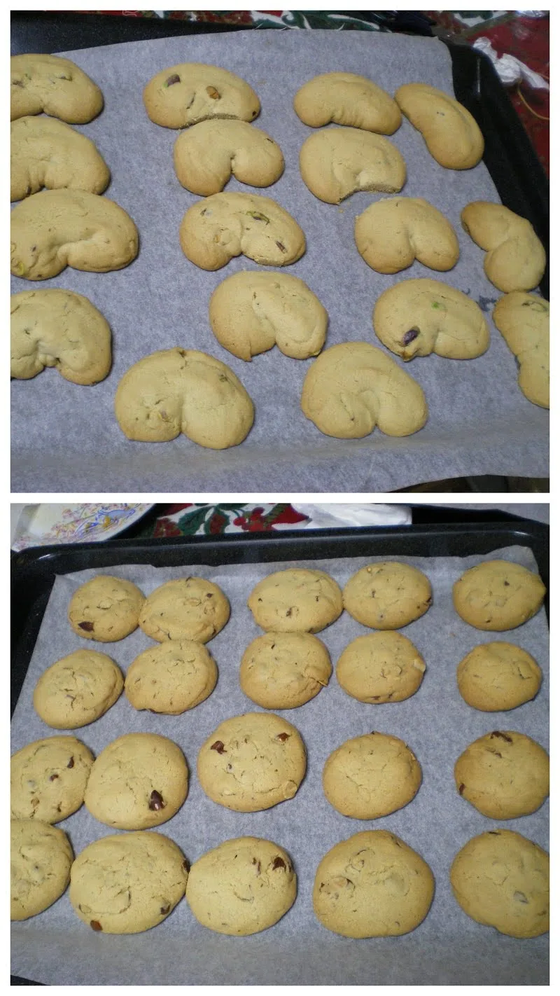 collage baked kourabiedes