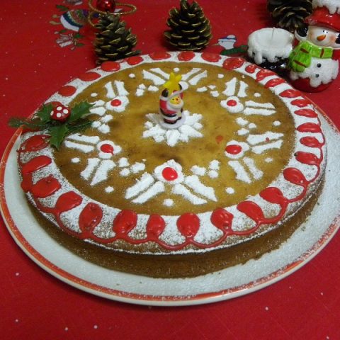 Orange Flavoured Vassilopita 2013 new year's cake image