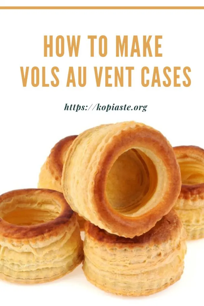 Collage how to make vols au vent cases image