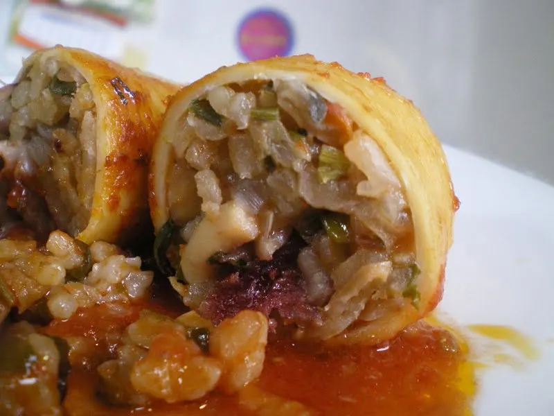 Kalamari cut and served image