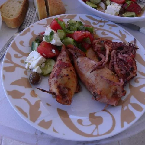 Stuffed calamari image