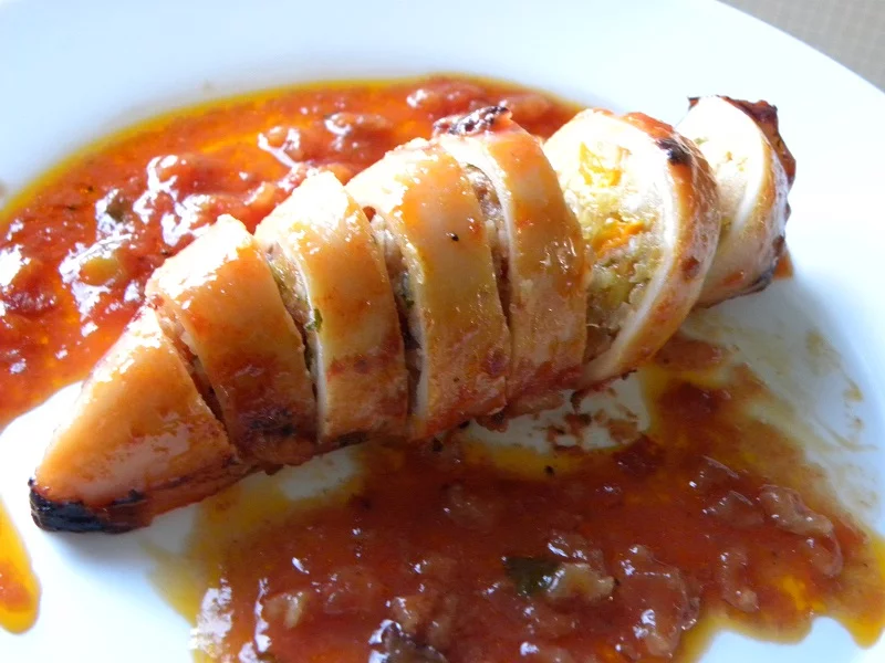 stuffed kalamari squid image