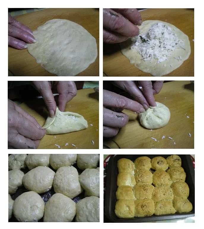 Collage halloumi graviera pull-aparts image