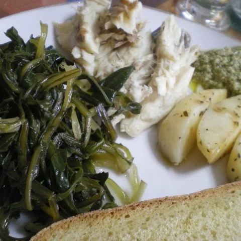 fish and pesto image