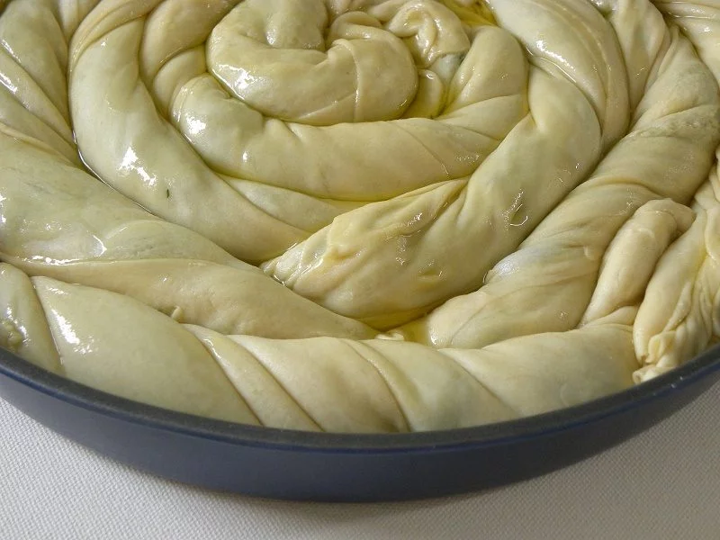 spanakopita strifti before baking