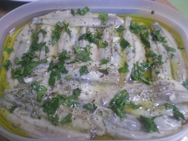 Marinated sardines Fresh Sardines image