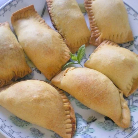 marathopitakia cheese and fennel turnovers image