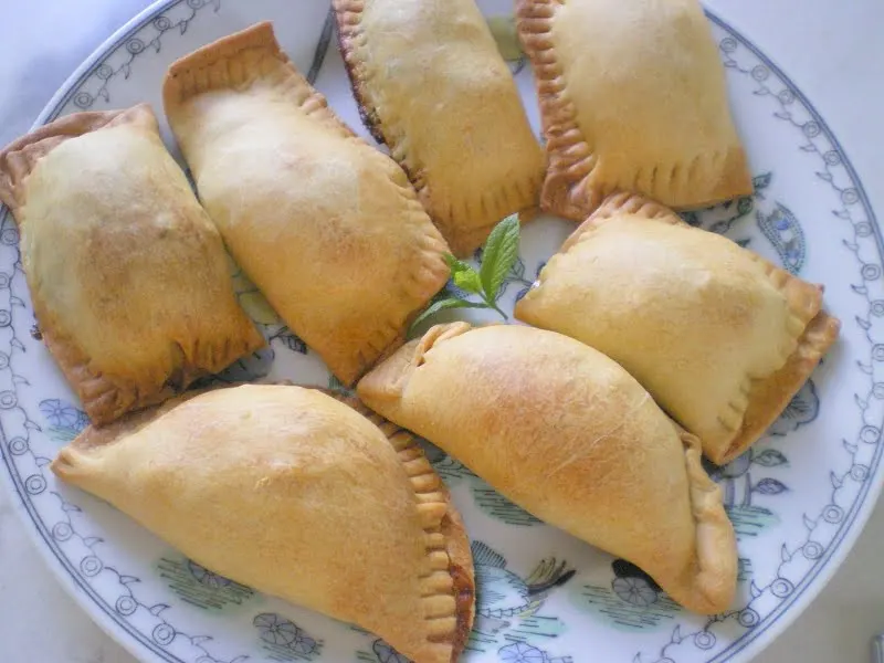 marathopitakia cheese and fennel turnovers image