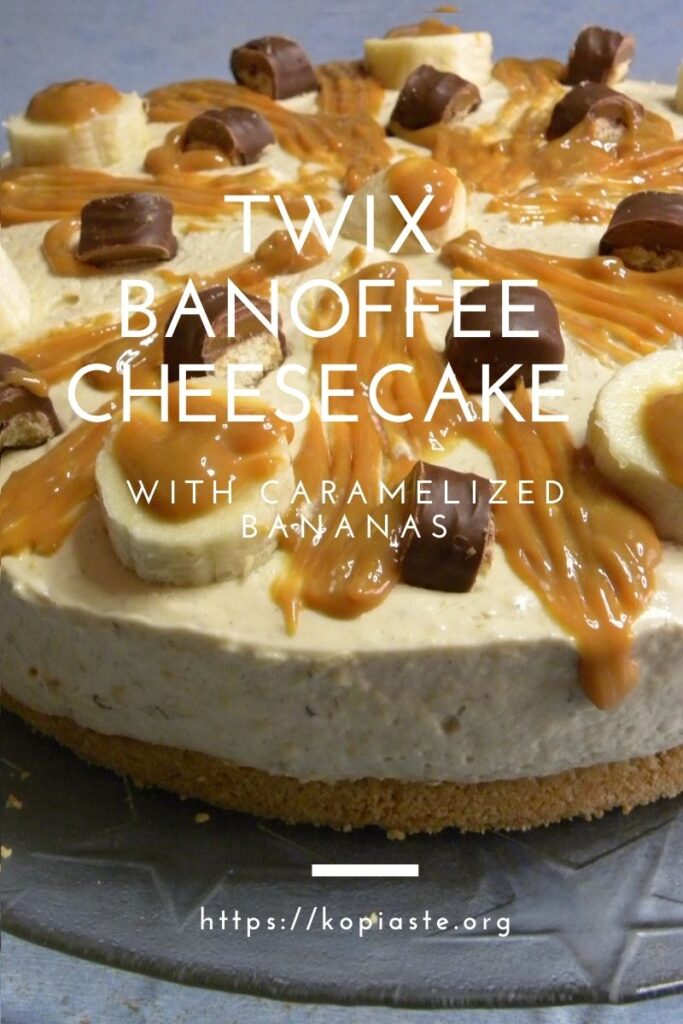 Collage Twix Banoffee Cheesecake image