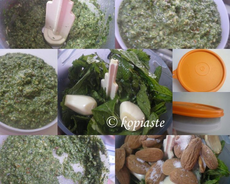 collage mint pesto image