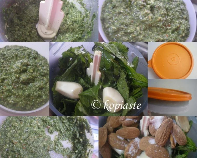 collage mint pesto image