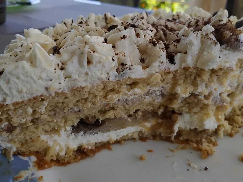 Banana Cake cut image