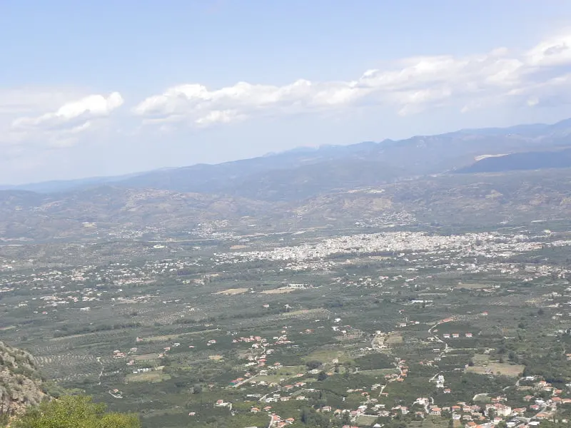 Sparti from Taygettus image