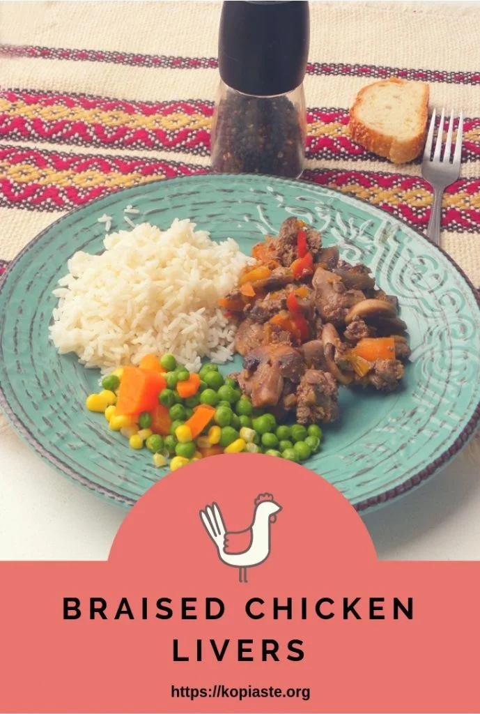 collage Braised Chicken Livers image