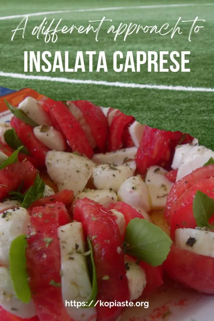 collage a different approach to insalata caprese image