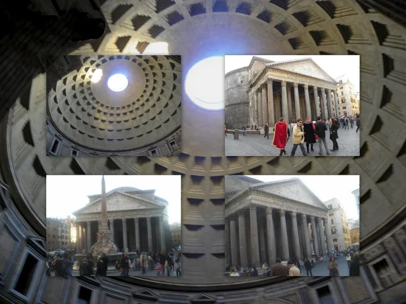 rome-pantheon Collage Rome pantheon image