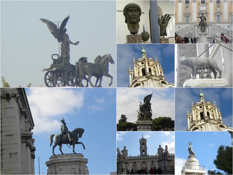 collage-6-statues Collage Rome statues image