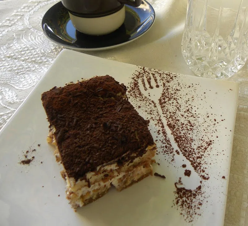 Classic tiramisu with rum image