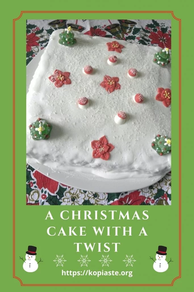 Collage A Christmas Cake with a Twist image