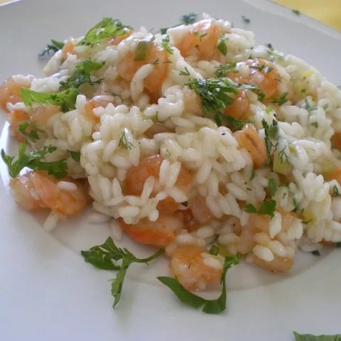 Greek Shrimp Risotto image