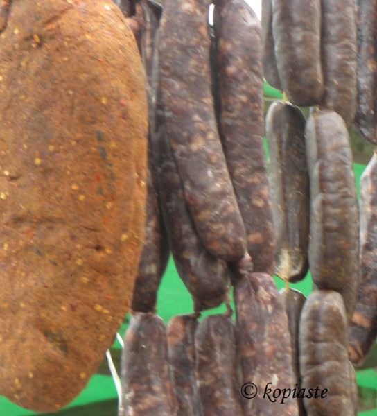 pastourmas and sausage