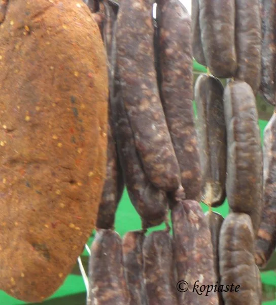 pastourmas and sausage