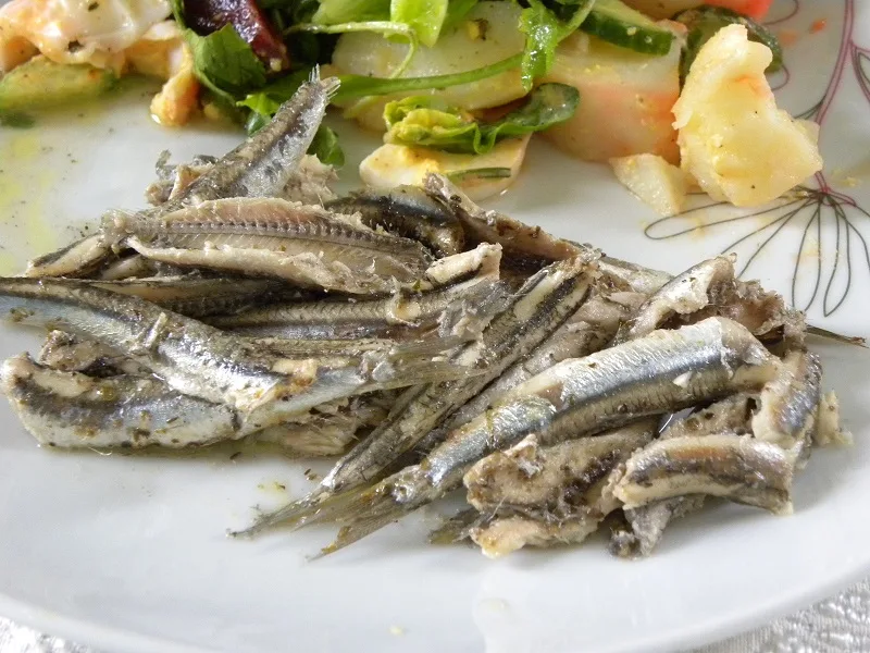 Baked anchovies marked Baked anchovies image
