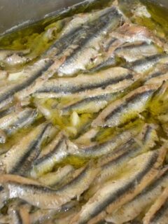 Gavros ladorigani with garlic image