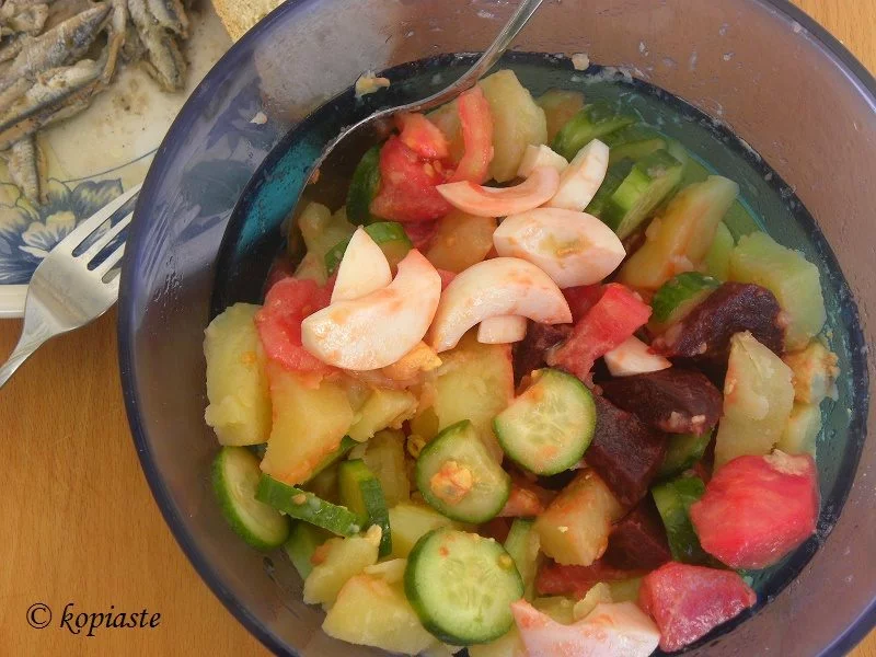 my moms beetroot salad