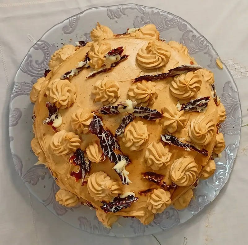 Caramel cream Cheese Cake image