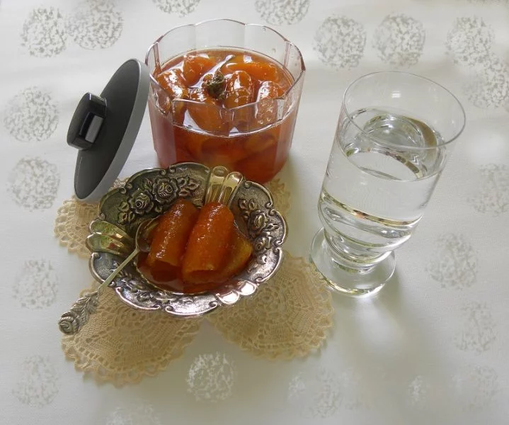 Orange spoon sweet