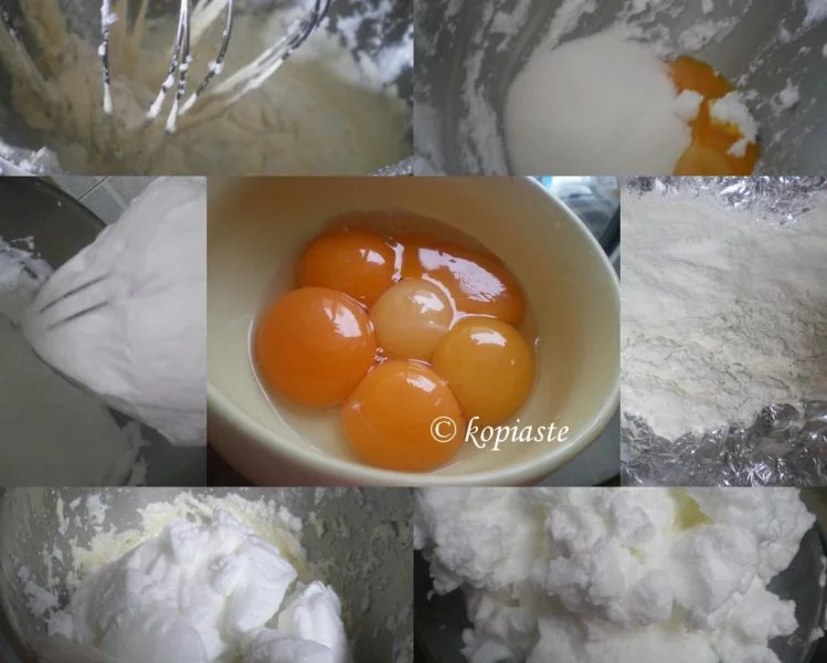 collage sponge cake