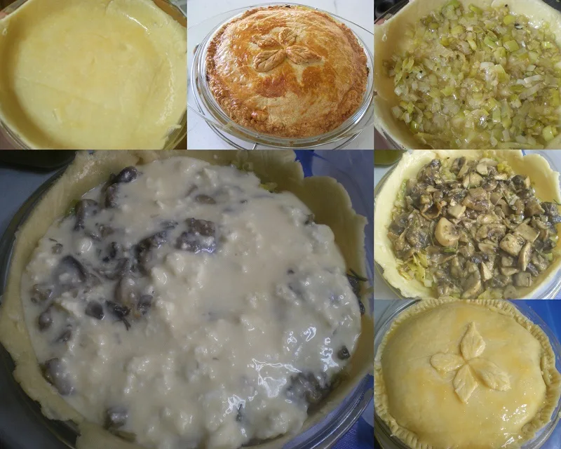 collage-mushroom-pie Collage Manitaropita mushroom pie image