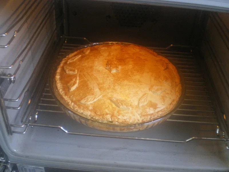 manitaropita-baked Manitaropita in the oven baked image