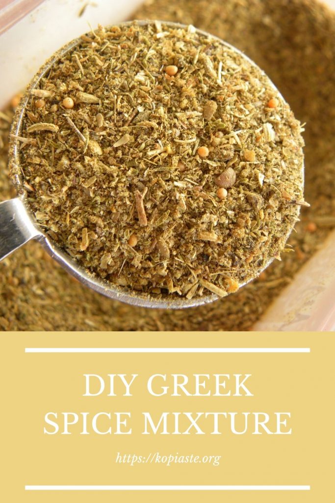 Collage DIY GREEK SPICE MIXTURE image