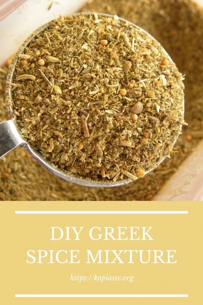 Collage DIY GREEK SPICE MIXTURE image