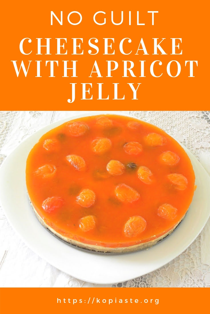 No guilt cheesecake with Apricot Jelly image