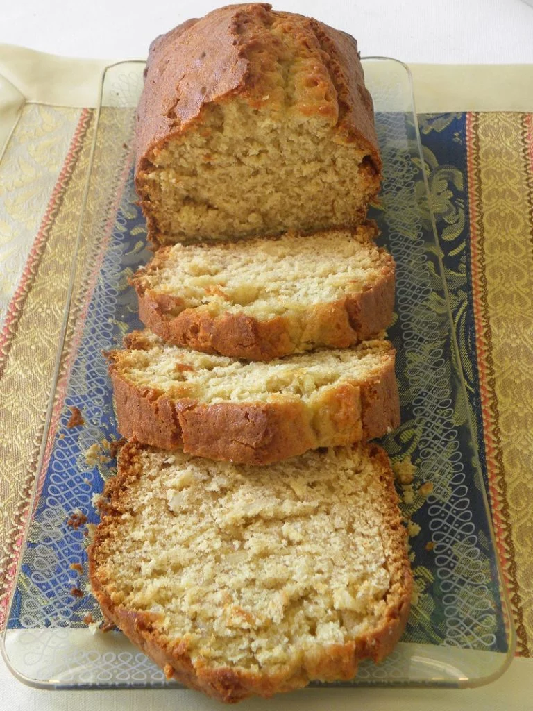 Banana tahini almond bread image