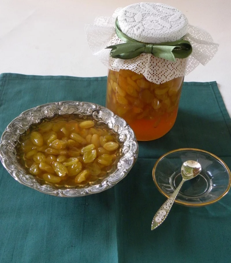 Grape spoon sweet photo