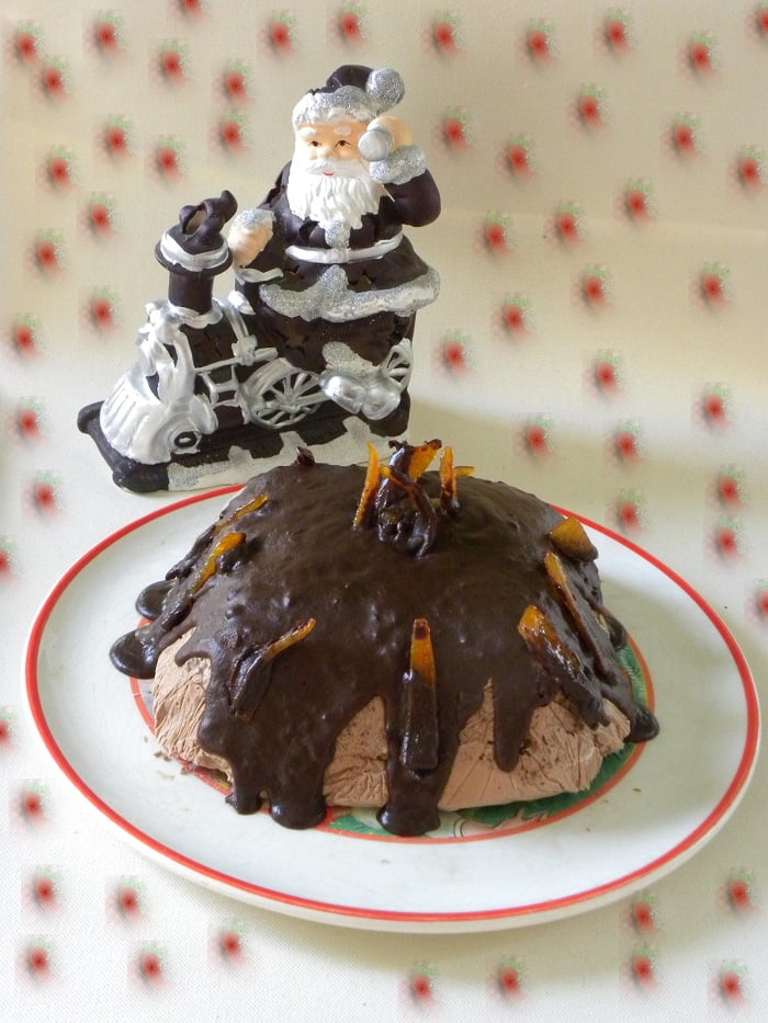 Black Lava Orange Gateau, A gourmet dessert made out of leftovers