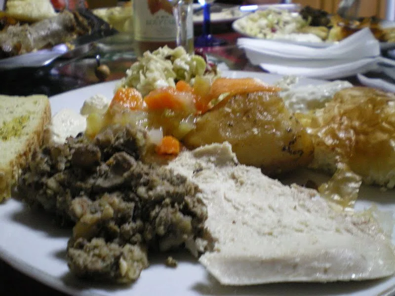 Christmas dinner image